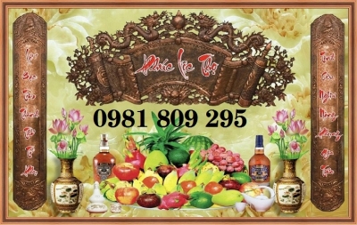 Gạch tranh 3d phòng thờ , bàn thờ