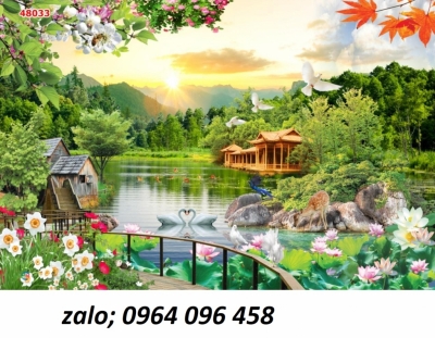 Tranh gạch 3d phong cảnh - 88CK