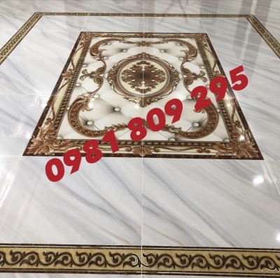 Gạch trang trí , thảm gạch lát phòng khách HS3332