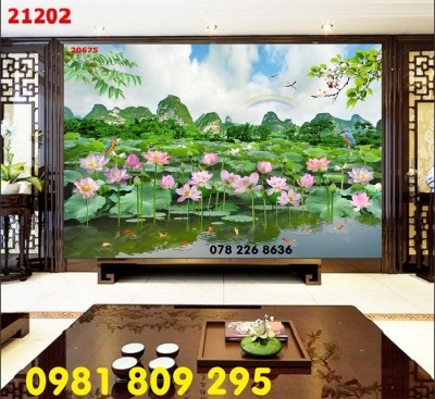 Tổng hợp mẫu tranh gạch 3d phòng khách đẹp Hn933