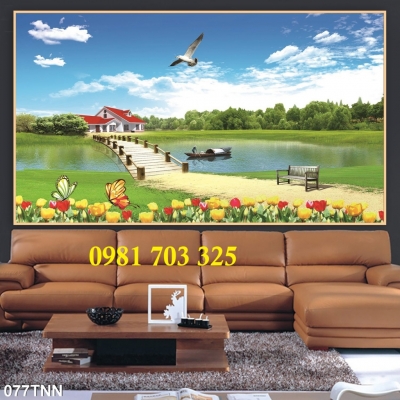 Tranh gạch phong cảnh đẹp