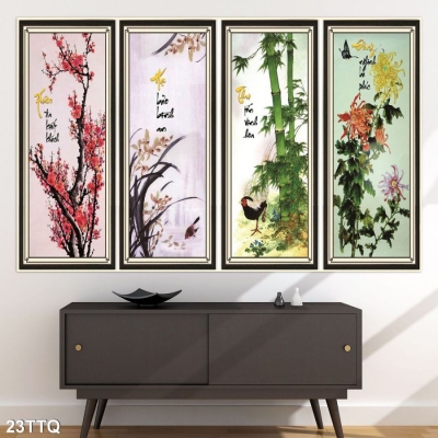 Tranh đẹp ốp tường họa tiets 3D
