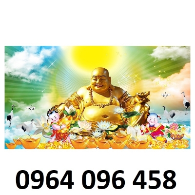 Tranh gạch 3d phật di lặc - BXC43