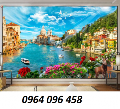 Tranh gạch 3d ốp tường ngoài trời - 532SP