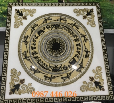 Gạch cầu thang chiếu nghỉ hoa văn đẹp HP08623