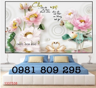 Gạch tranh , tranh gạch men phòng khách