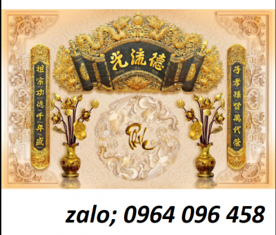 Tranh gạch 3d phòng thờ - KLLM6