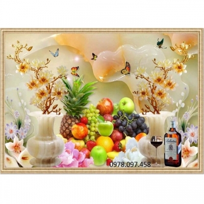 Tranh phòng thờ- tranh gạch 3D