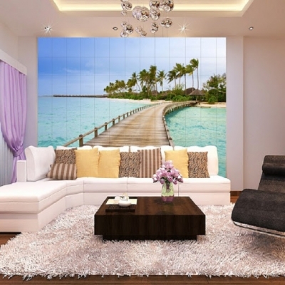 mẫu tranh gạch dán tường phòng ngủ - FK99