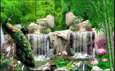 Mẫu tranh gạch 3d tre trúc - FXCXX4