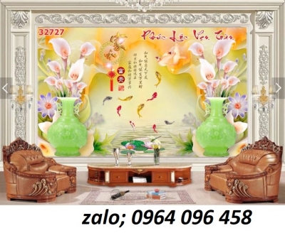 Tranh gạch 3d ốp tường trang trí phòng khách - 2XXX