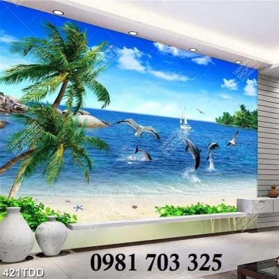 Tranh gạch phong cảnh biển