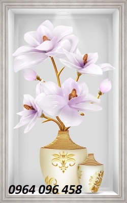 Tranh gạch 3d dán tường phòng khách - 609CP