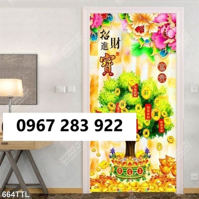 Gạch tranh 3d tài lộc sang trọng