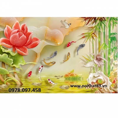 Tranh gạch 3D sứ ngọc