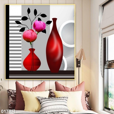 Gạch bình hoa cổ 3D trang trí đẹp