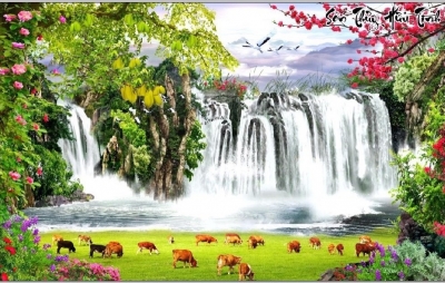 Tranh gạch 3d sơn thủy hữu tình - 622XX