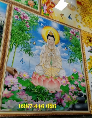 Gạch ốp tường, tranh gạch men 3d H9822