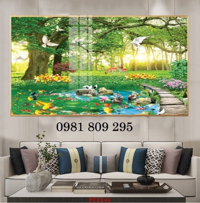 Gạch tranh thiên nhiên ốp tường