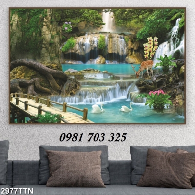 tranh phong cảnh- tranh gạch ốp tường