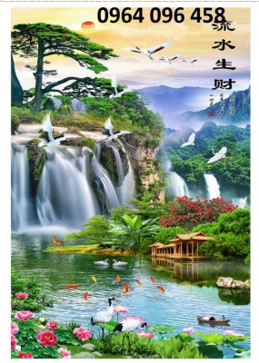 Tranh gạch 3d cảnh đồng quê - SXMM6