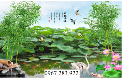 Gạch trang trí hoa sen