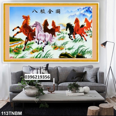 Gạch tranh mã đáo 3d trang trí đẹp