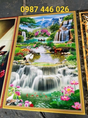Gạch tranh tường 3d HP5845