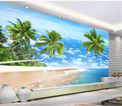 tranh 3D cảnh biển, tranh gạch 3D