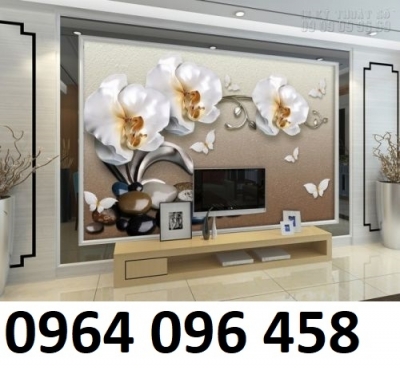 Tranh gạch 3d hoa sứ ngọc - SKC33