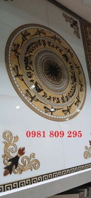 Thảm gạch điểm nhấn phòng khách mới