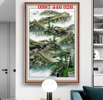 Tranh gạch men vạn lý trường thành H2733