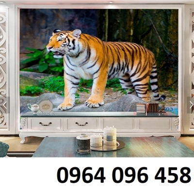 Tranh gạch 3d phong thủy con hổ - SXC632