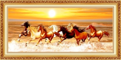 Tranh gạch 3d mã đáo thành công - SDC34