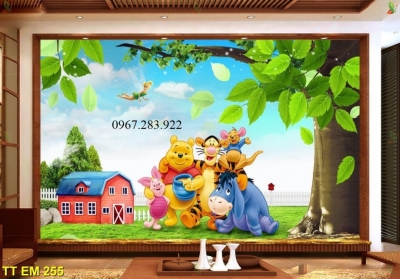 Gạch ốp tường 3D hoạt hình