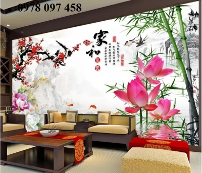 Gạch tranh 3d cao cấp ốp tường