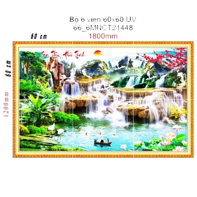 Tranh dán tường phòng khách