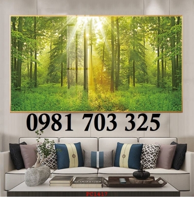 Tranh gạch 3d trang trí đẹp phong cảnh