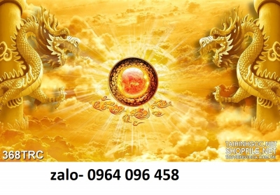 Tranh gạch 3d rồng phượng - 098BN