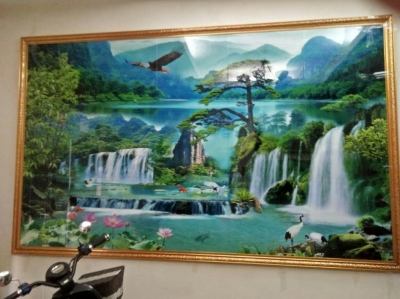 Tranh phong thủy - tranh gạch 3d phong thủy - HCX4