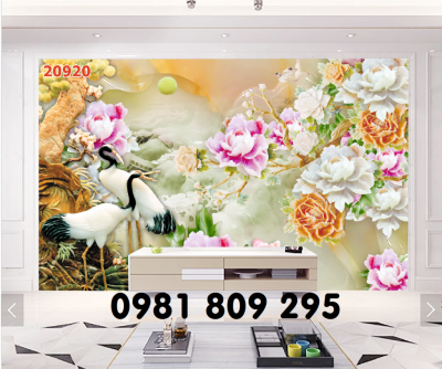 Gạch trang trí 3d sứ ngọc