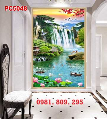 tranh phong cảnh - gạch tranh 3d cao cấp FDH588