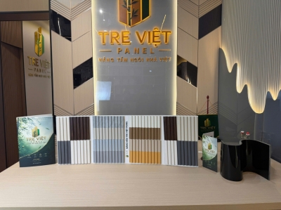 Nhà máy chuyên sản xuất tấm than tre ốp phòng khách- phòng ngủ