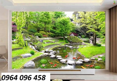 Tranh phong thủy phòng khách - tranh gạch 3d ốp tường - DSS33