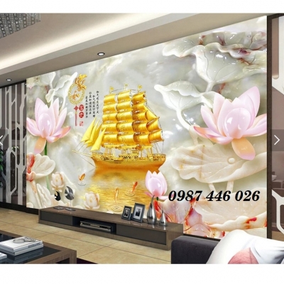 Tranh gạch men, tranh ốp tường 3d