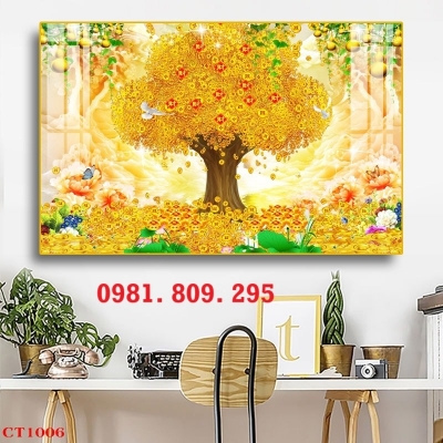 Tranh gạch , gạch cao cấp 3d kim tiên tiền HN8383