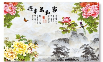 Tranh gạch 3d bàn thờ - DSXV4