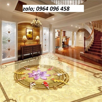 Tranh gạch 3d lát sàn phòng khách đẹp - CN955