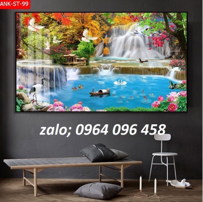 Tranh gạch 3d phong thủy hút tài lộc - CBV522