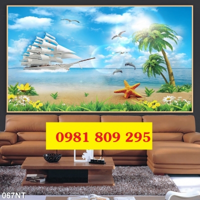 Gạch tranh ốp tường - tranh gạch men